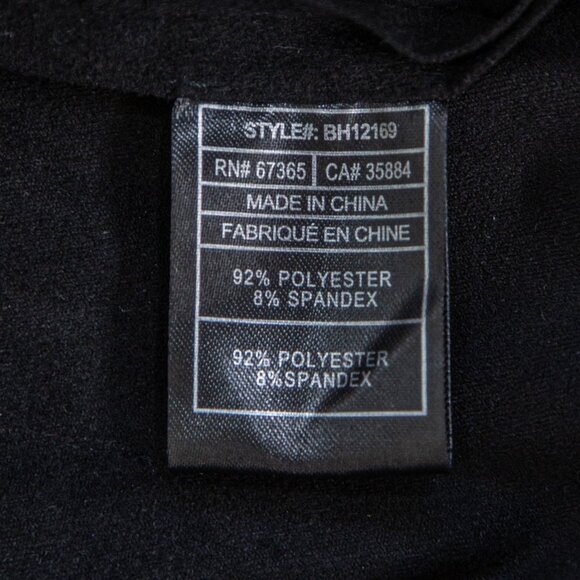 BB Dakota Faux Suede Black Slouchy Jacket, size M - Picture 6 of 7